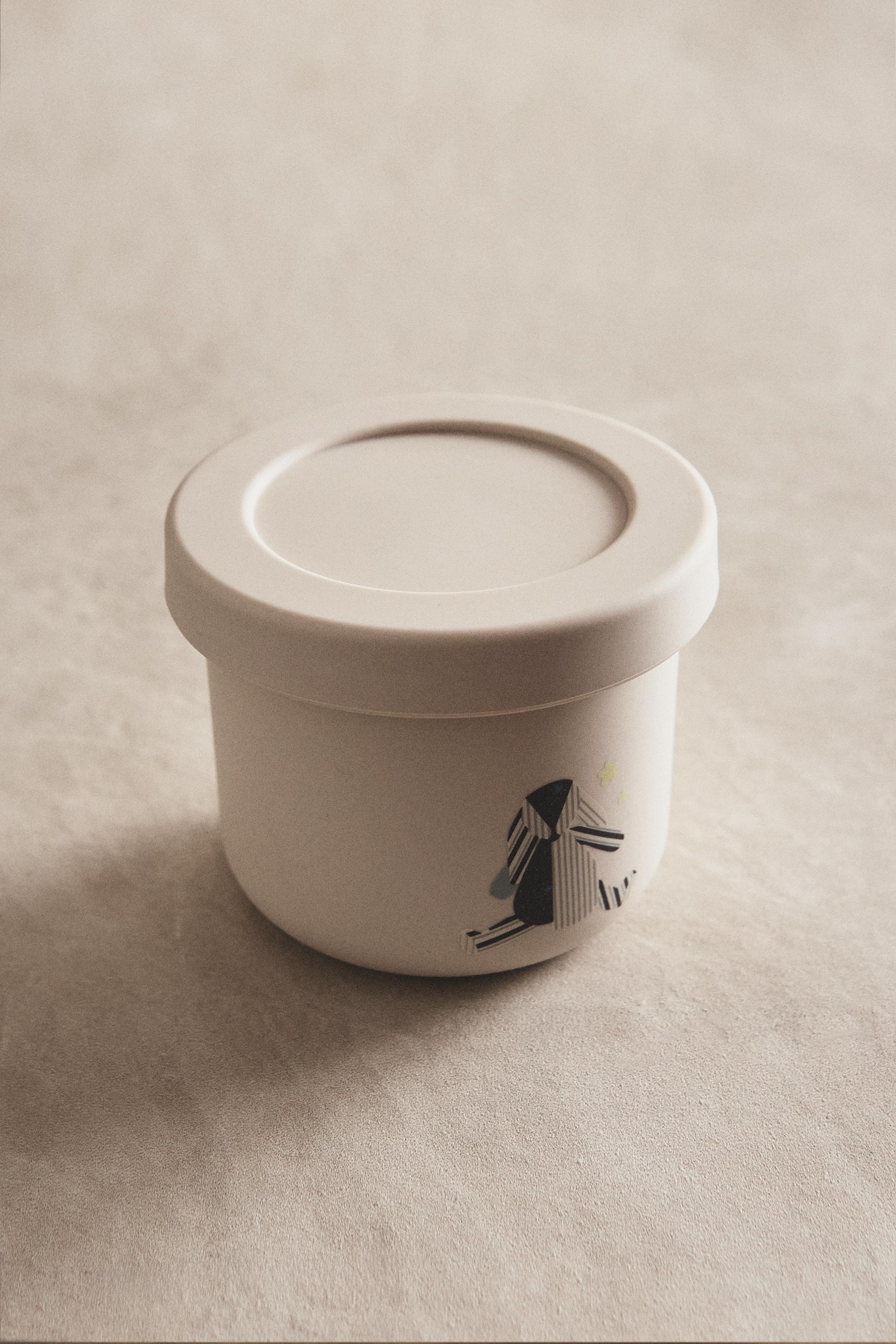 KIDS' SILICONE RABBIT LUNCH BOX